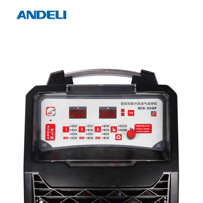 ANDELI Smart Three Phase Aluminium MIG welder lets Double System Pulse MIG-350FP Lasser Transform Split Laser soldering Machine