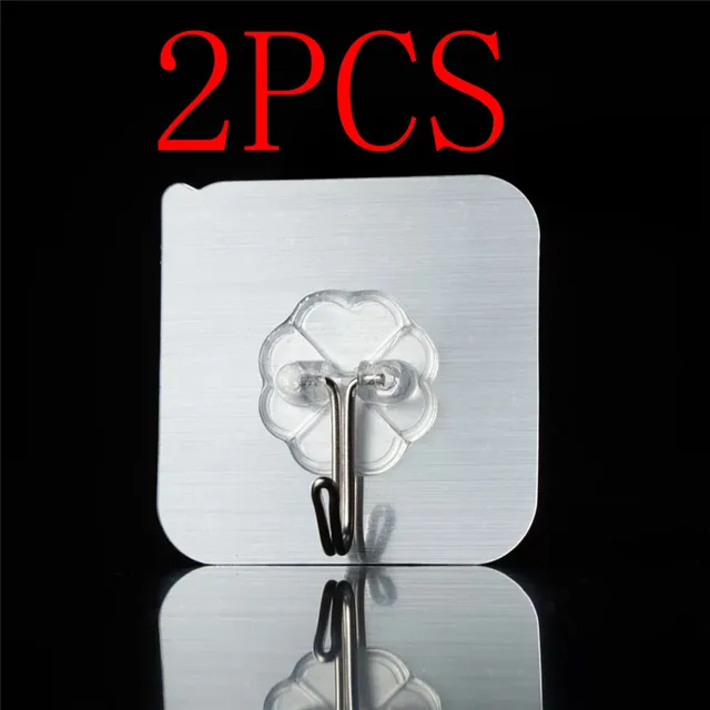 2/5/10Pcs Hook  For Home Kitchen Bathroom Convenience Locksmith On The Wall Towel Hook Hanger Multi-Purpose Hooks Housekeeper 2pcs gray