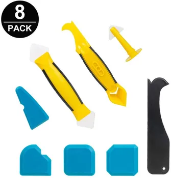 

8pcs Set Sealant Spatula Caulking Tool Kit Scraper Joint Silicone Grout Remover TB Sale Bathroom Frames Sealant Seals 2020