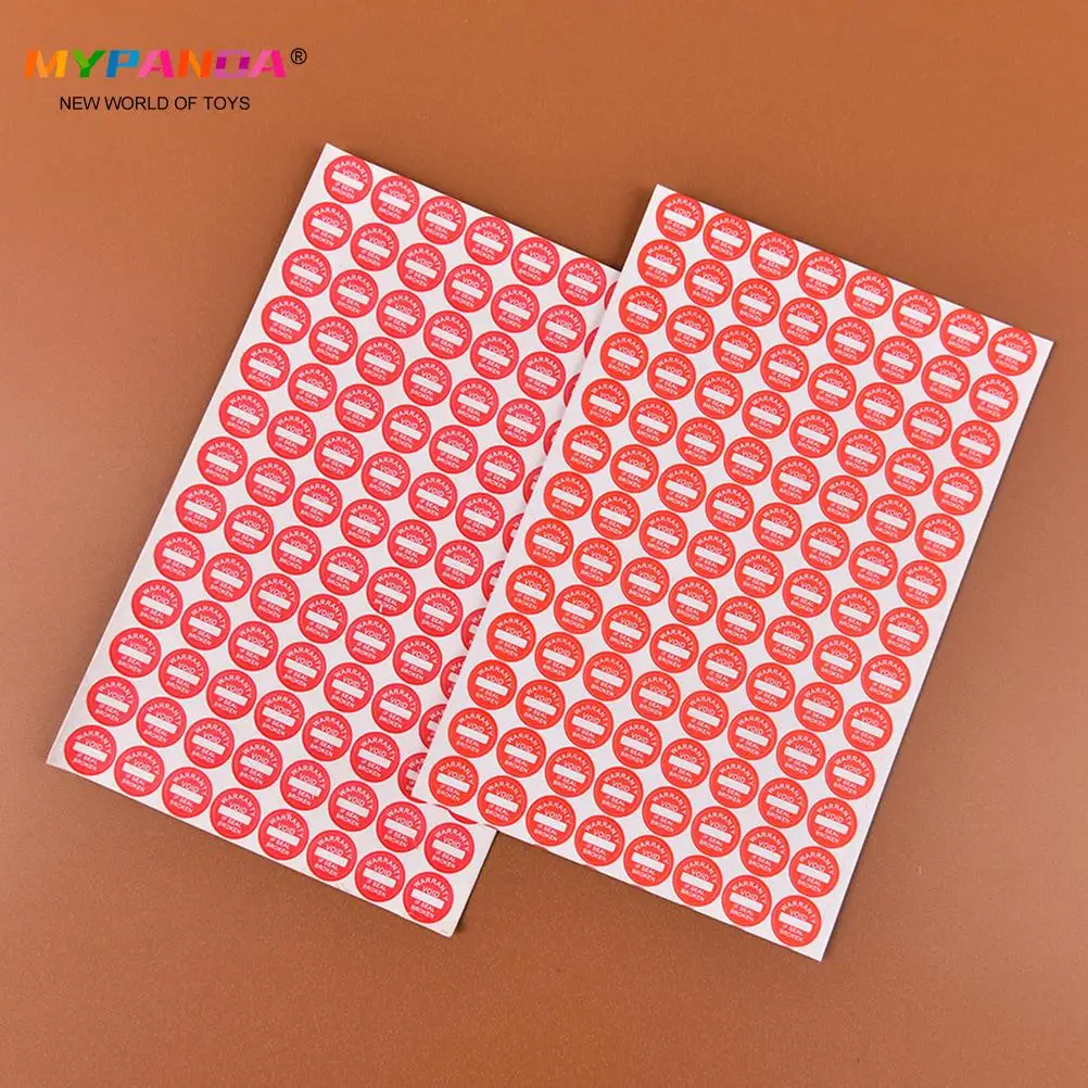 2sheets (total 208Pcs) Universal Guaranteed VOID Sticker Toy Strong Adhesive Warranty Fragile Seal Label 10x10mm | Игрушки и хобби