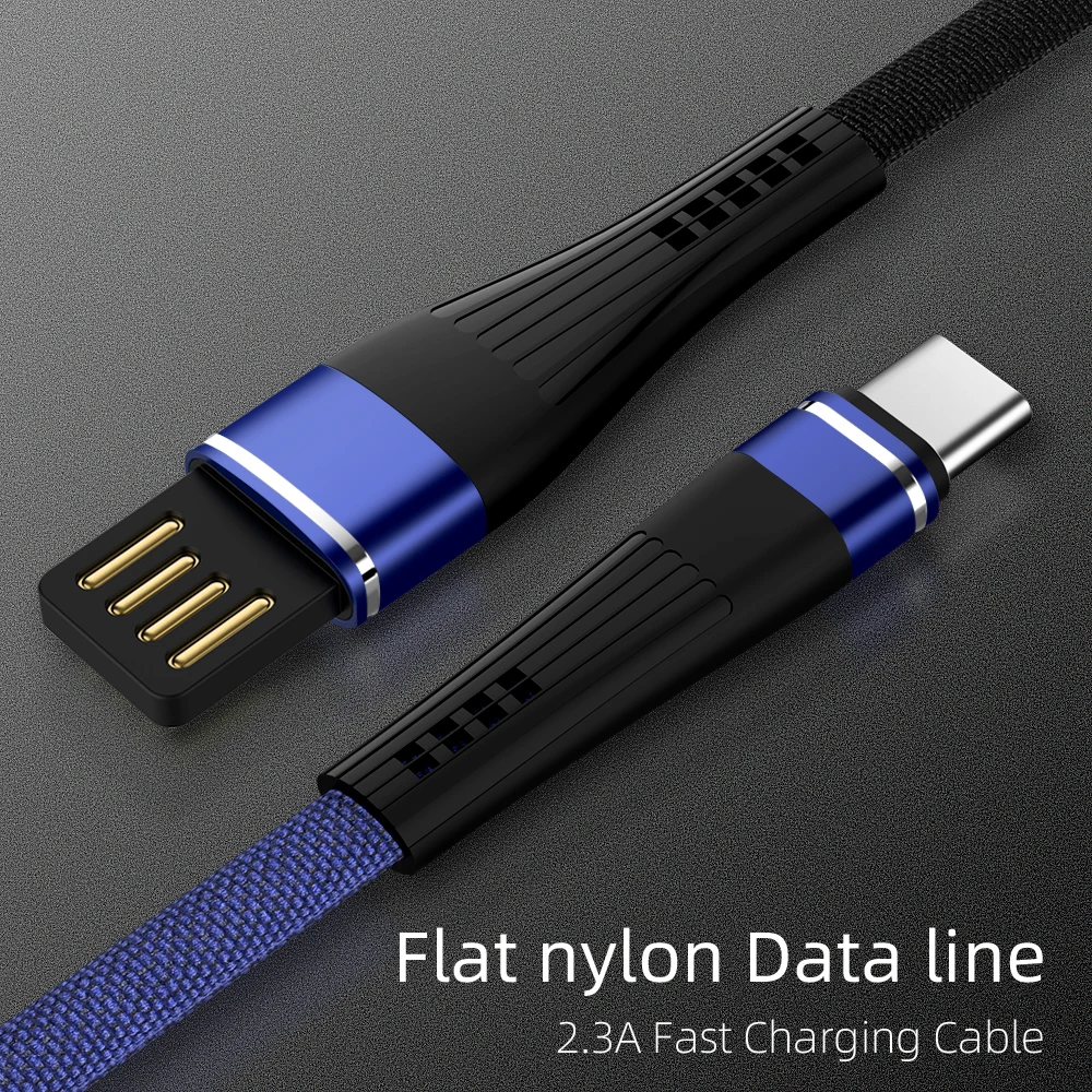 Micro usb type C кабель для быстрой зарядки для samsung Galaxy S10 S9 Usb c Supercharging шнур для huawei P20 P30 lite USB-C type c Cabo