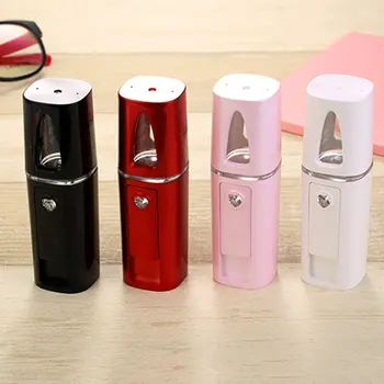 

Mini Handheld Humidifier Usb Charging Portable Nano Spray Face Humidifier Spray Hand Water Meter Mirror Beauty Steaming Diffuser