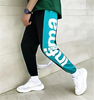 

Spring Ribbons Cargo Pants Men Harajuku Casual Joggers Track Streetwear Trouser Men Hip Hop Pants Techwear Beam feetpants
