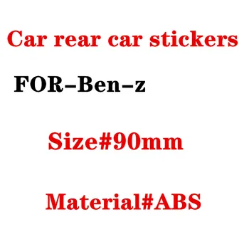 

90mm Round Star Emblem Badge for Mercedes Benz GLC 260 300 Car Styling Middle Trunk Logo Replacement Sticker Car Spare Accessory