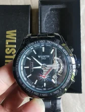 WLISTH-reloj deportivo para hombre, cronógrafo de pulsera, de acero inoxidable, resistente al agua, con caja de reloj de cuarzo grande con indicadores luminosos, nuevo