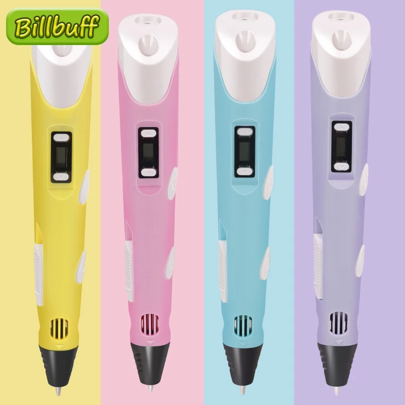 

DIY Children Creative 3D Printing Pen With 10M PLA Filament Adjustable Temperature Drawing Pen Kid Birthday Educational Toy Gift