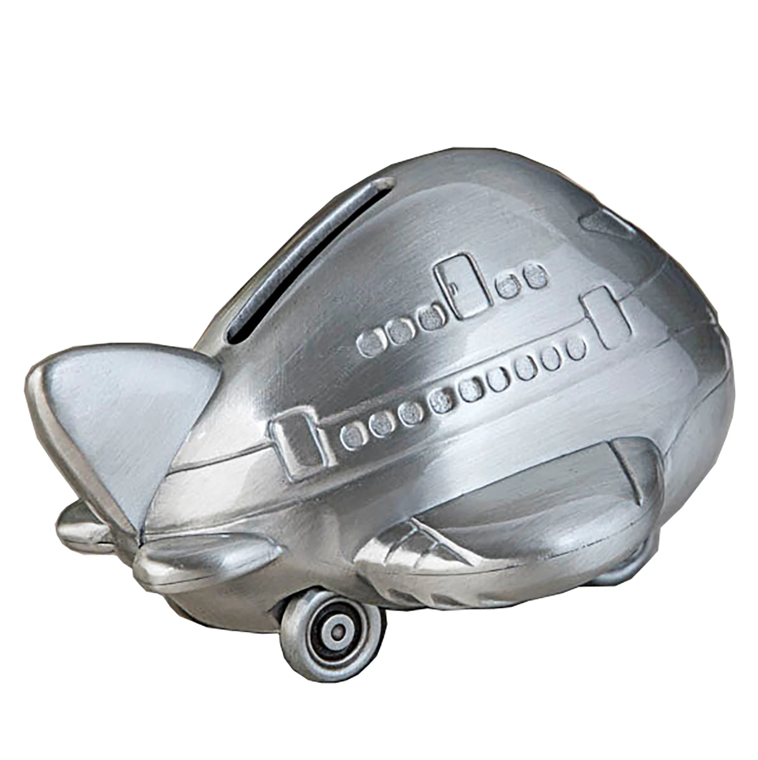 Air Plane Shape Coin Saving Bank Cute Alloy Money Saving Box Kid's Gift