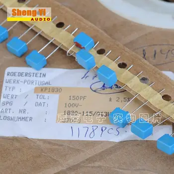 

10pcs Free shipping Germany ERO KP1830 series stepless capacitor 150PF 100V 151 2.5% foot 5mm