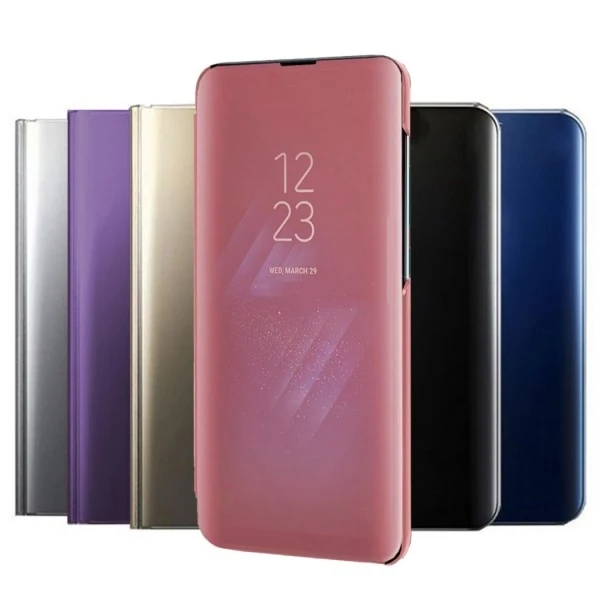 Samsung Galaxy S8 Clear View Stand Flip Case-6 Colors - Mobile