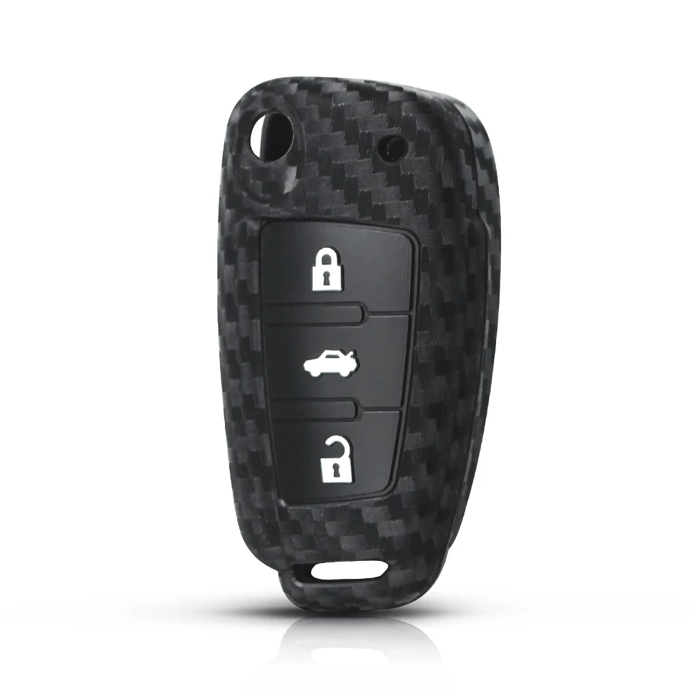 Cover chiave telecomando per Audi Sline A3 A5 Q3 Q5 A6 C5 C6 A4 B6 B7 B8 TT 80 S6 - H798c7a73eede4dd6b7024fc894eb9ea52