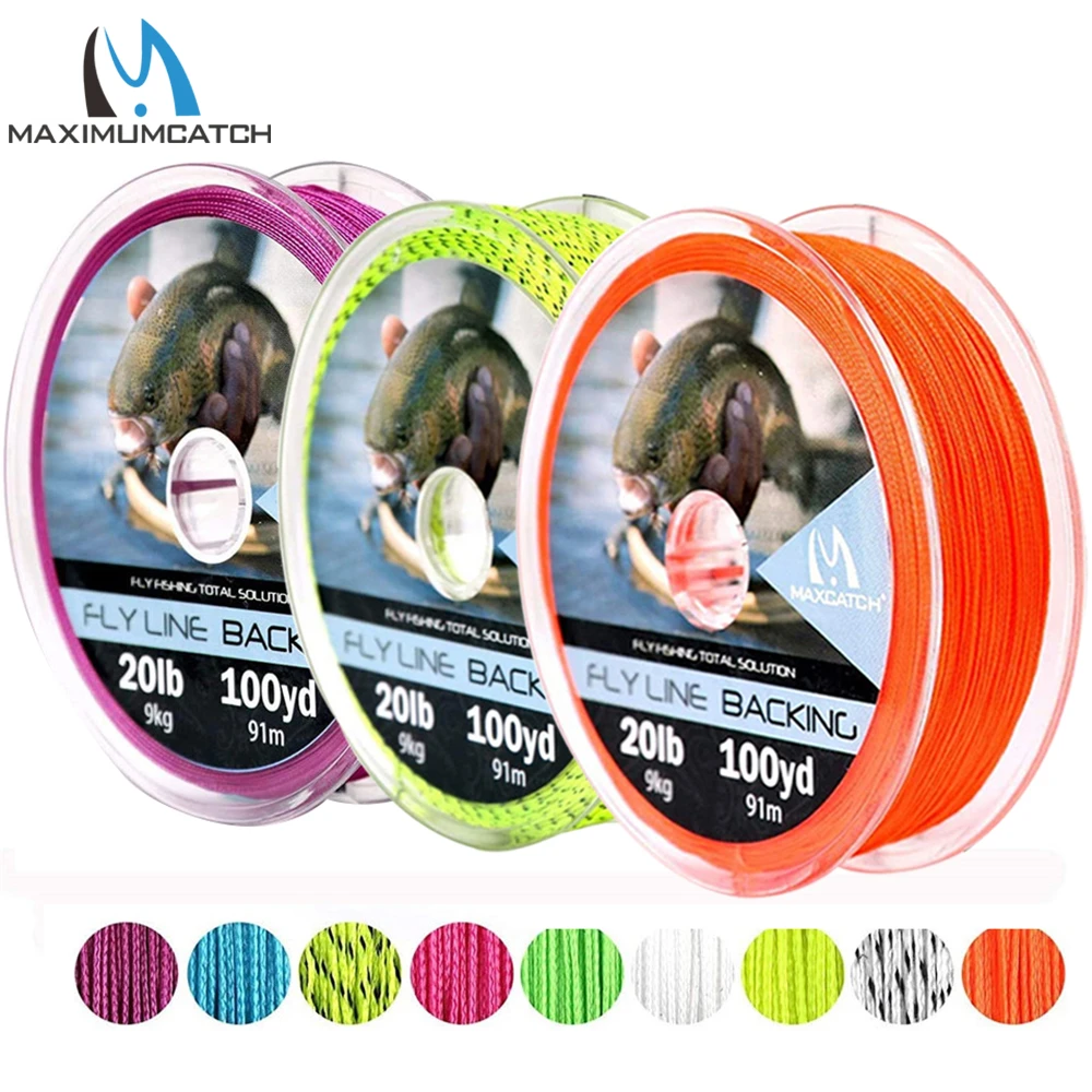 Maximumcatch Braided Backing Line Fly Fishing Line 20/30LB 50/100