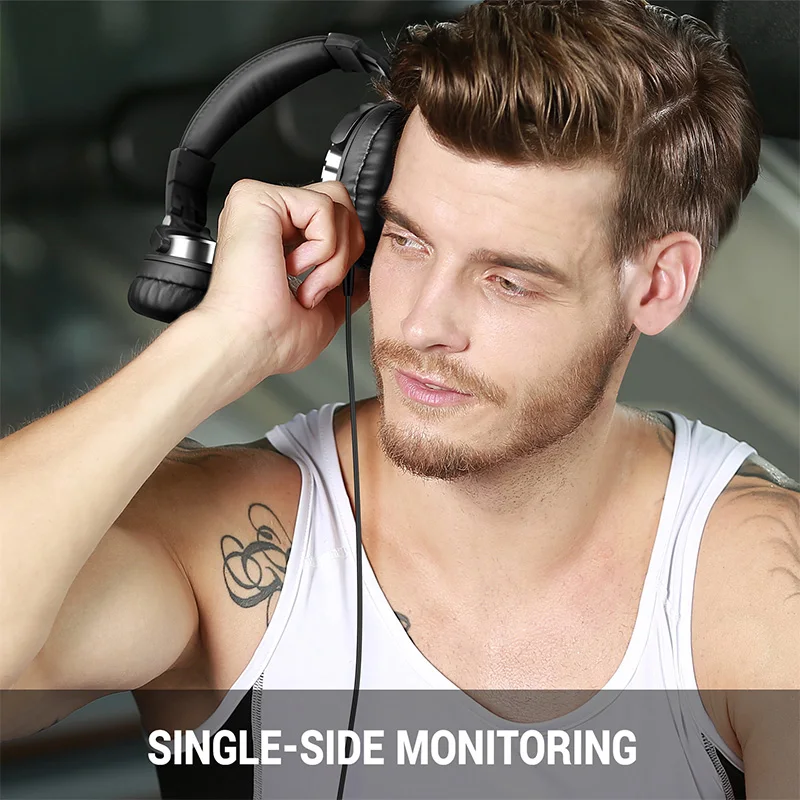 Oneodio Cuffie Over Ear Hifi Studio DJ Cuffie Cablate Monitor Musica Gaming Cuffie Auricolari Per Telefono Computer PC_voghion.com