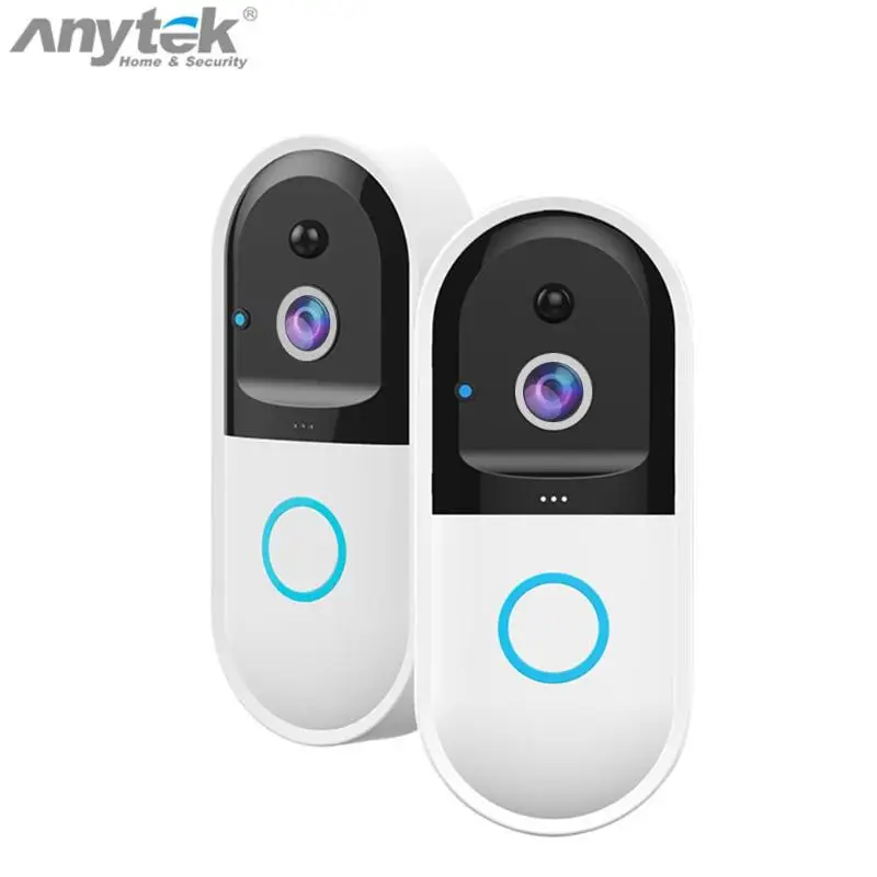 Anytek B50 умный WiFi видеодомофон 720p Визуальный дверной звонок камера