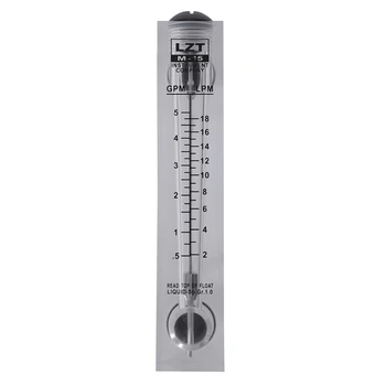 

0.5-5 GPM 2-18 LPM Water Flow Panel Mount Type Flowmeter