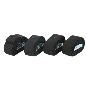 

4 pcs 2.5cm * 200cm Cargo Lashing Polyester Webbing Straps Hold and Secure Ratchet Tie Down with Cam Buckle Winch Strap