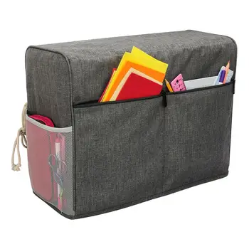 

Dust Protective Cover Cloth Storage Bag with Pockets for Sewing Machine and Accessories