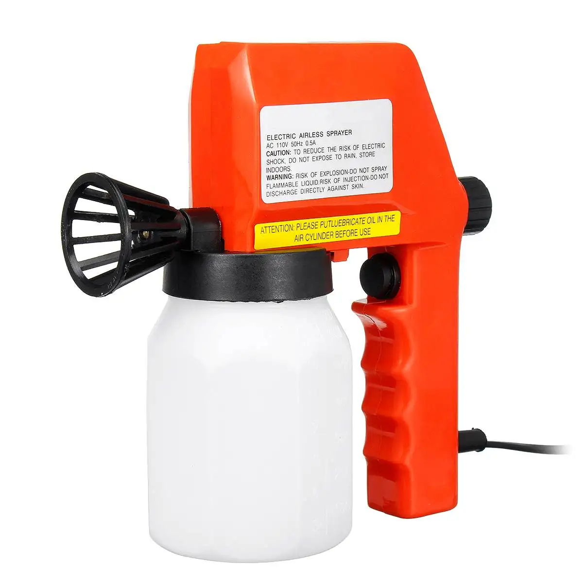 Электрический безвоздушный распылитель краски 45 Вт 110 В Регулируемый ручной распылитель танк DIY домашняя краска s мерный стакан сопла набор электроинструментов