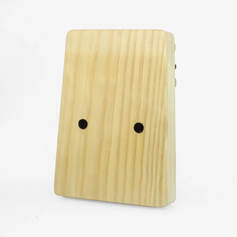 Kerus 17 teclas piano de pulgar Kalimba hecho por una sola placa de madera de caoba cuerpo instrumento Musical