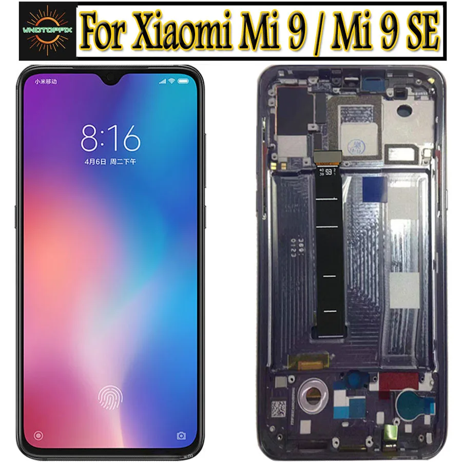 Дисплей AMOLED для Xiaomi Mi 9 SE ЖК сенсорный экран дигитайзер в сборе замена mi Lcd Mi9SE Mi9