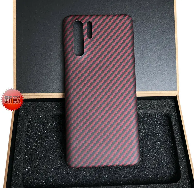 Новое саржевое волокно чехол для телефона чехол для huawei P20 Pro P30 Pro - Цвет: P30 Pro Matte Red