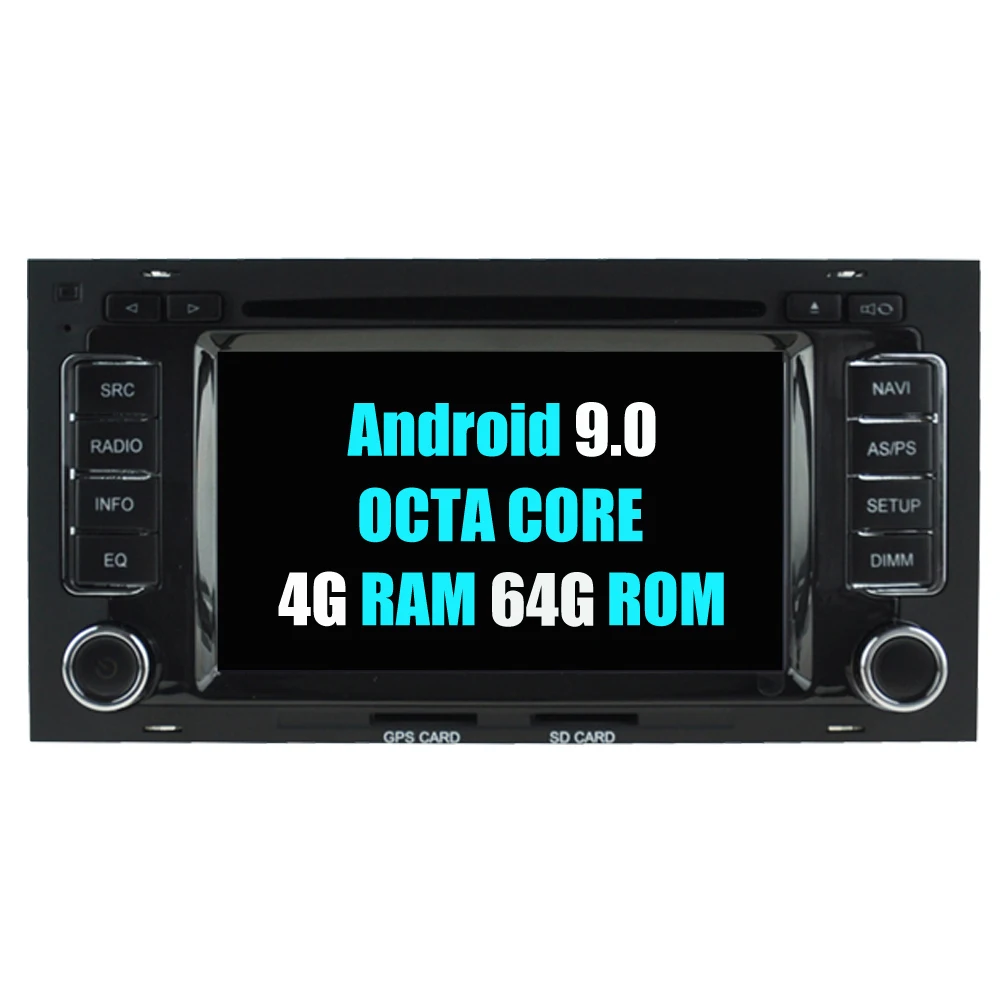 Best RoverOne Car Multimedia Player For Volkswagen Touareg T5 Multivan Android 9.0 Octa Core Radio DVD GPS Navigation Stereo Media 1
