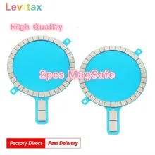 2Pcs/lot Mag Safe  Phone Case Strong Magnetic Magsafing For iPhone 12 Pro Max 11 pro XS X XR 8 7 Wireless Charging Magnet Mobile