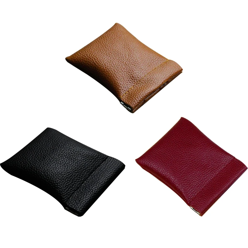 PU Leather Coin Purse Earbuds Earphone Holder Pouch Wallet Change for Women Men 77HE coin purse women wallet coin wallet change bag