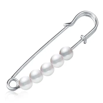 

Simple Simulated Pearl Brooches For Women Sweater Brooch Pins Brooches Bijouterie Corsage Dress Coat Accessories Jewelry