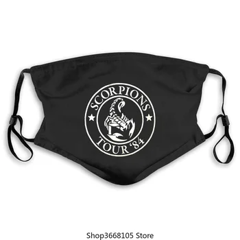 

SCORPIONS TOUR Meine Schenker Jabs Buchholz HARD ROCK HEAVY METAL BAND mask Men'S Fashion cartoon mask Mens sbz4558-in mas pm2.5