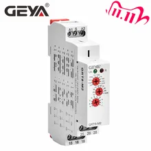 Ücretsiz kargo GEYA GRT8-M 16A çok İşlevli zaman rölesi 10 fonksiyonu ile seçenekleri AC DC 12V 24V 220V 230V zaman rölesi