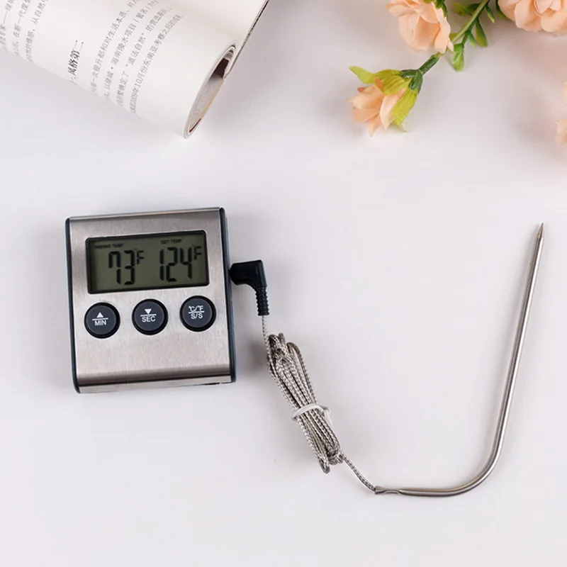 Digital Oven Thermometer Kitchen Food Cooking Meat q Probe Thermometer With Timer Water Milk Temperature Cooking Tools Temperature Instruments Aliexpress Digital Oven Thermometer Kitchen Food Cooking Meat q Probe Thermometer With Timer Water Milk Temperature Cooking Tools Temperature Instruments Aliexpress