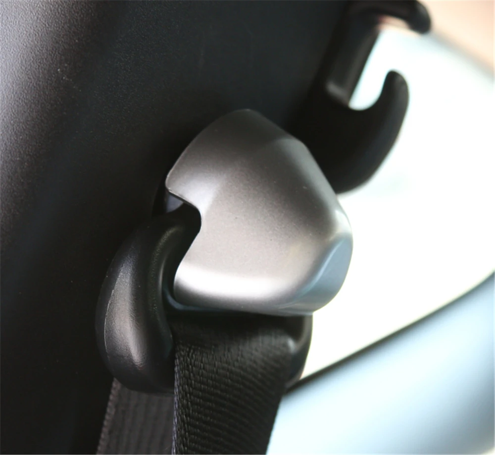 

2pcs ABS Safety Belt Cover Trim for Ford Mustang 2015+ Stylish Decals Car Stickers Brand New Colorful Interior Decoration