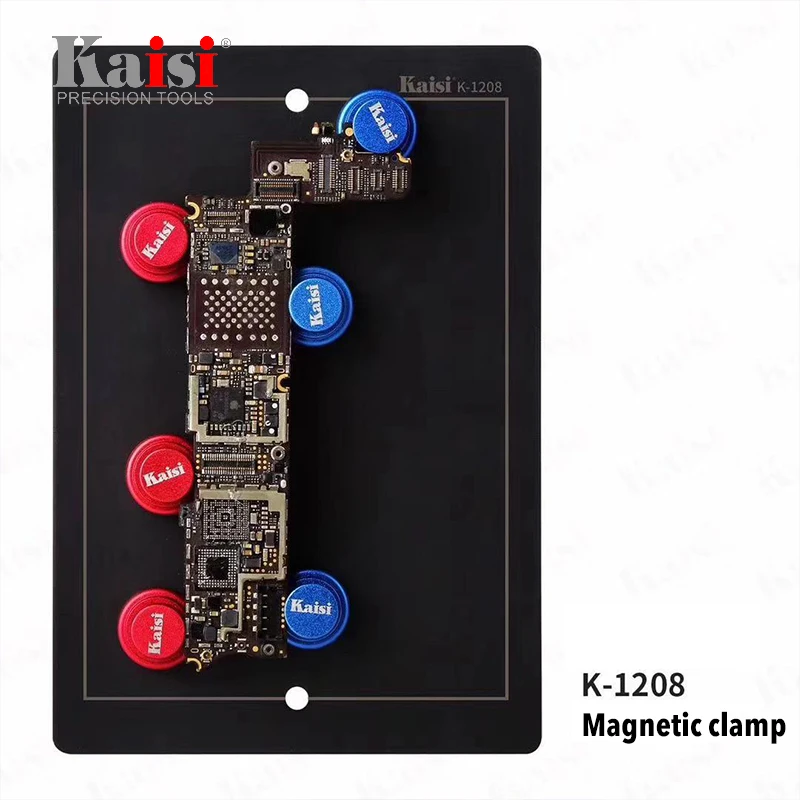 Kaisi K-1208 K-1208A Magnetic pcb holder specially for microscope Phone mainboard repair tool