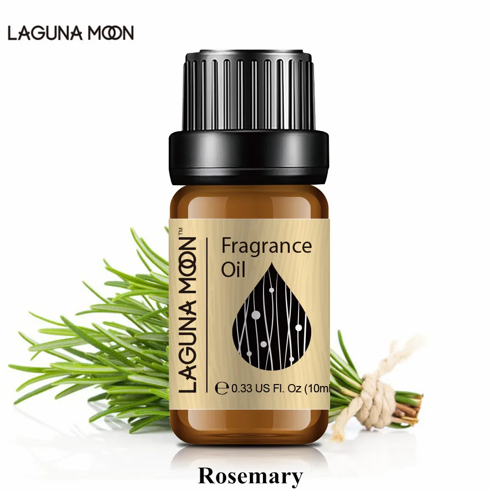 Lagunamoon 10ml Fragrance Oil Honeysuckle Rosemary Japanese Magnolia Black Orchid Plant Oil Aromatherapy Diffuser Flowers Series