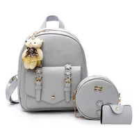 2024 New Fashion Women's PU Student Fashion Child Mother Backpack 1