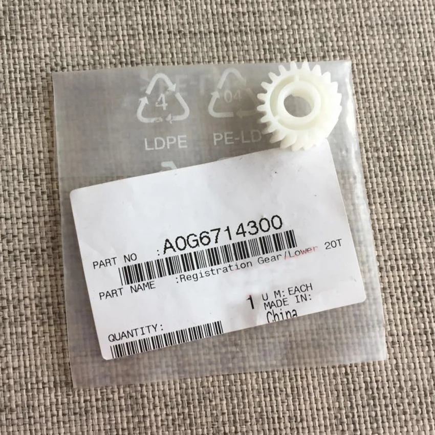 A0G6714300 более низкий уровень регистрации Шестерни 20T для Konica Minolta BIZHUB Pro 1051 1200 1052 1250 |
