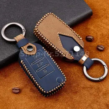 

Genuine Leather Handmade Car Key Cover key Case For Roewe RX5 i6 ERX5 i5 RX8 RX3 for MG6 MG ZS EV EZS HS EHS 3button