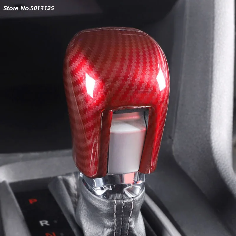 Car Gear Head Shift Knob Cover Gear Shift Collars Handbrake Grip Hand