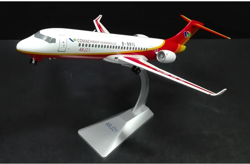 1/100 масштаб сплава самолета ARJ21 COMAC китайские игрушечные модели самолетов детей подарок для коллекции