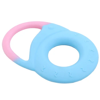 

Baby Teething Toys Baby Bite Silicone Teether Pendant Raccoon Necklace Accessories Infant Chew Toys DIY