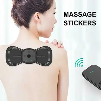 

Portable Mini Electric Neck Massager Cervical Massage Stimulator Remote Control Neck Massage Instrument Body Relaxation TSLM1