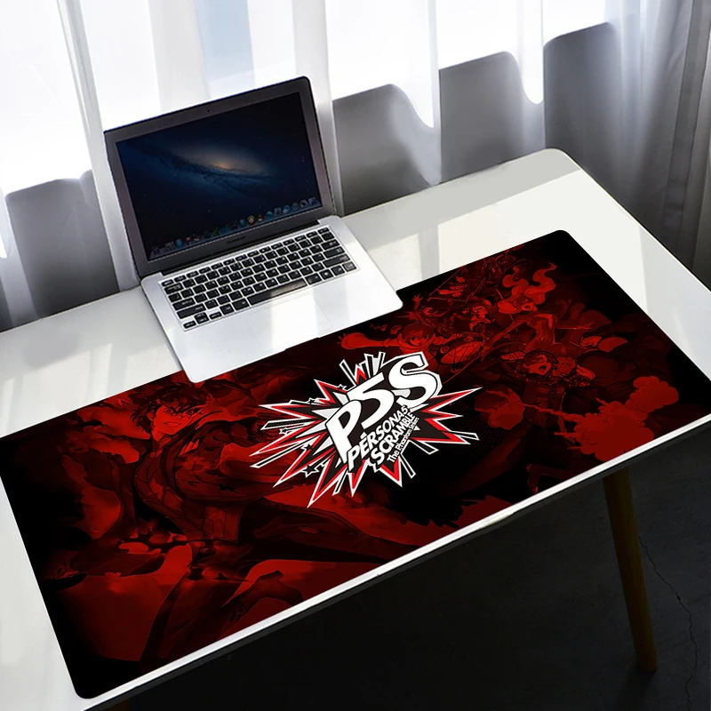 

Persona 5 Computer Mat Pc Gamers Mouse Pad Desk Protector Mat for Mouse Gaming Pads Gamer Decoration Deskmat Undefined Play Mats
