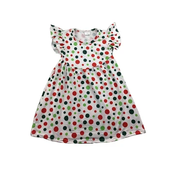 

Colorful girls summer pearl dress boutique girl dot dresses adorable design