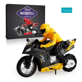 

RCtown DG-801 1/6 Self-Balancing RC Motorcycle 6 axis of gyroscope Stunt Racing Motorcycle Plastic Mini Motorcycle Toy