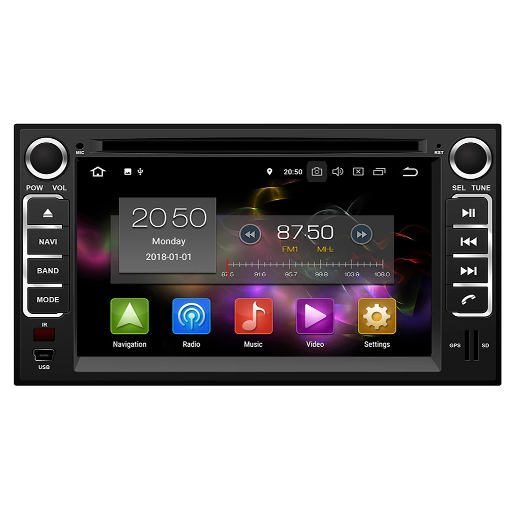 Excellent 6.2" Android 9.0 8 core 4+64G Car DVD Player GPS for KIA Sportage Sorrento Rio Picanto Ceed Carnival Magentis Optima Cerato 1