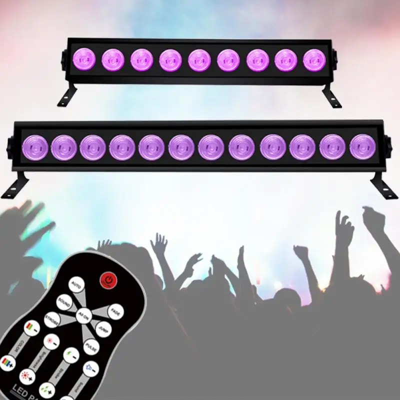 

Halloween Holiday Party Club Stage LED Adjustable Light Bright Ultraviolet Hanging Remote Control DIY Strip Light Wall Lamp