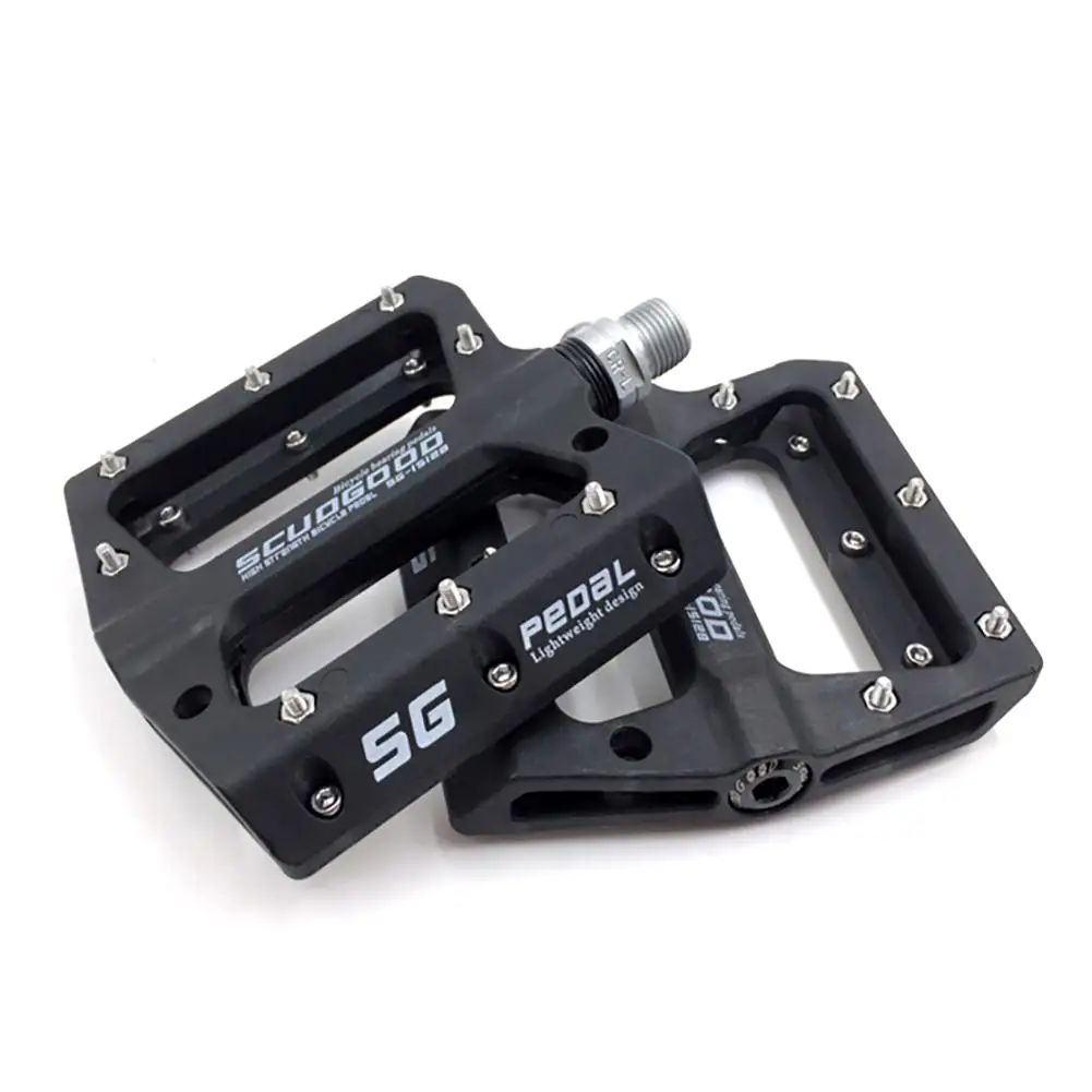 

Ultra-light Pedal Mountain Bike Bicycle Pedals Nylon Fiber 4 Colors Big Foot Road Bike Bearing Pedals Bicycle Bike Parts