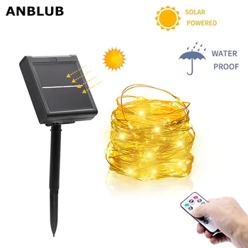 

Christmas Outdoor Solar String Fairy Lights 8 Modes LED Solar Lamps 100/200leds Waterproof Decoration for Home Garden Street