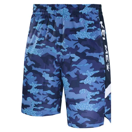 Kelme мужские уличные спортивные баскетбольные футбольные тренировочные шорты для отдыха свободные дышащие пляжные шорты 3591347 - Цвет: Camouflage blue
