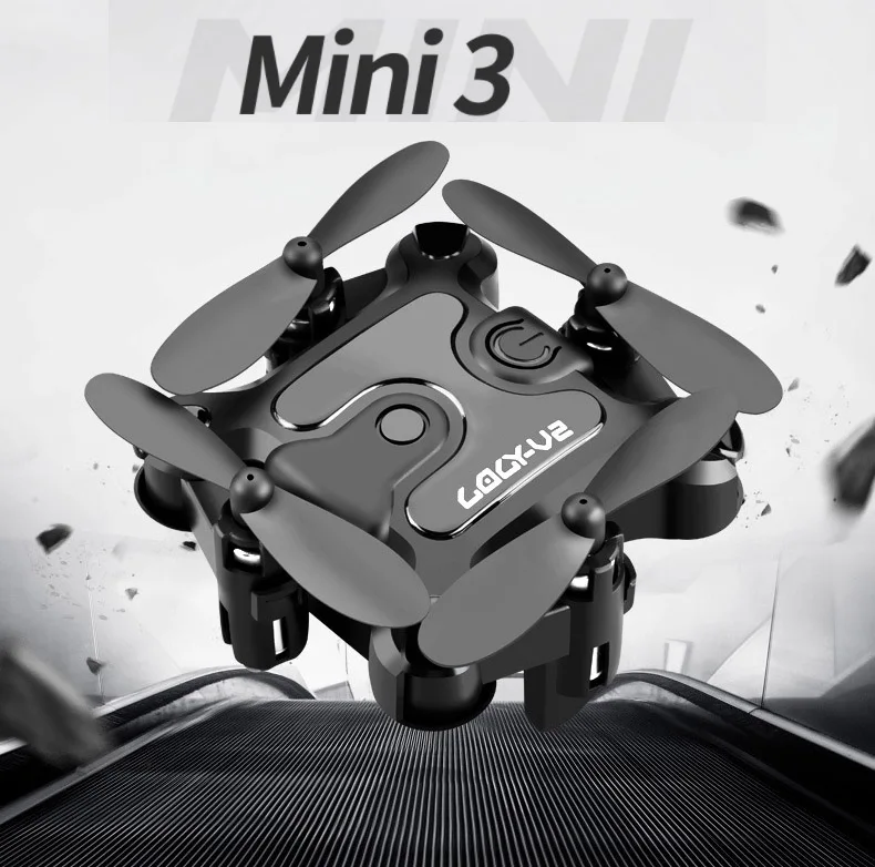Mini Dron con/sin cámara Hd, cuadricóptero de control remoto, modo de retención de altura, Rtf, Wifi, Fpvquadcopter Follow Me Rc, helicóptero Quadrocopter